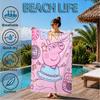 Dance Party With Peppa Beach Towel, Quick-drying, Easy to Care for, Suitable for Both Fitness and Beach Vacations,Sports Essential
