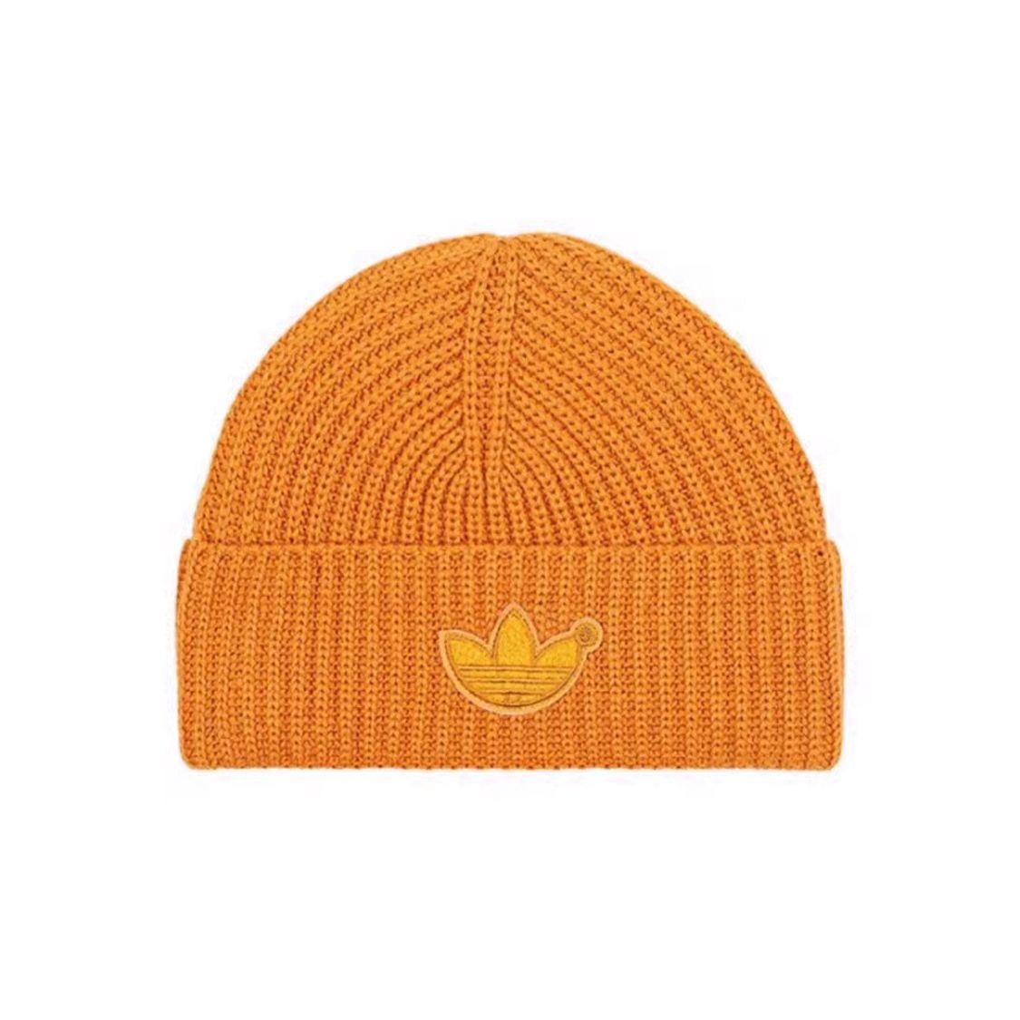 Украшение Adidas Originals Trefoil - Флисовая шапка-бини Унисекс Оранжевый H25289 OSFM
