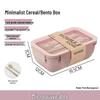 Wheat Straw Microwaveable Divided Bento Lunch Box