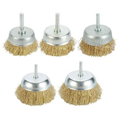 Welding Seams Copper Plating Stainless Steel Wire Wheel Brushes