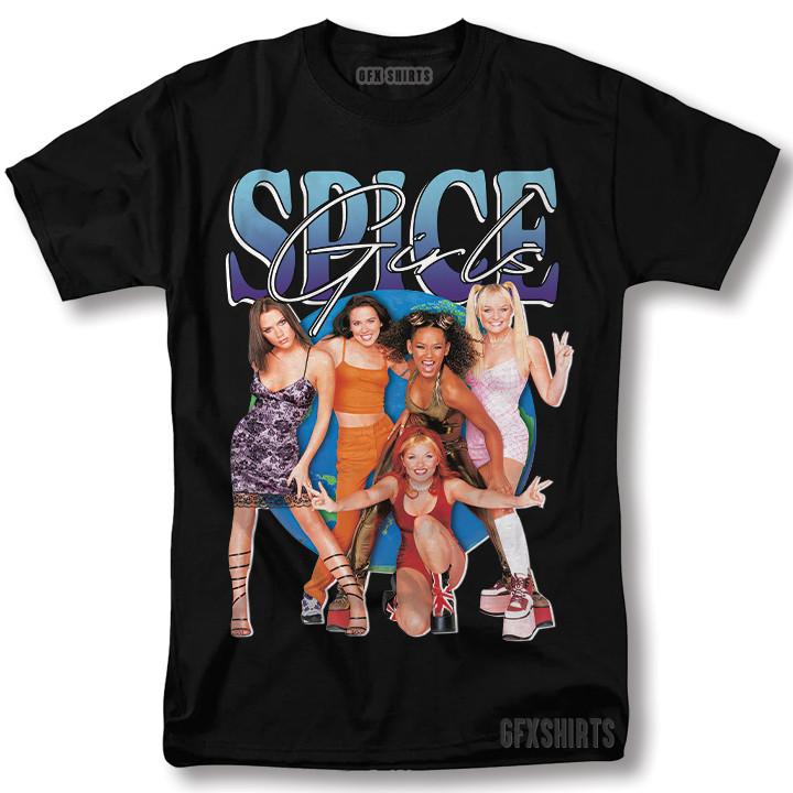 Spice Girls Shirt Spice World Concert Tour Merch vtg Graphic design T-shirt S