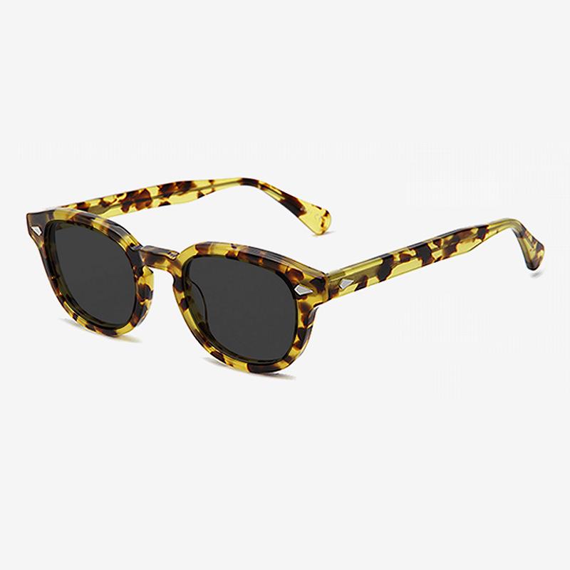 Retro Oval Sunglasses: High-End Fashion with Sunscreen Protection for Women