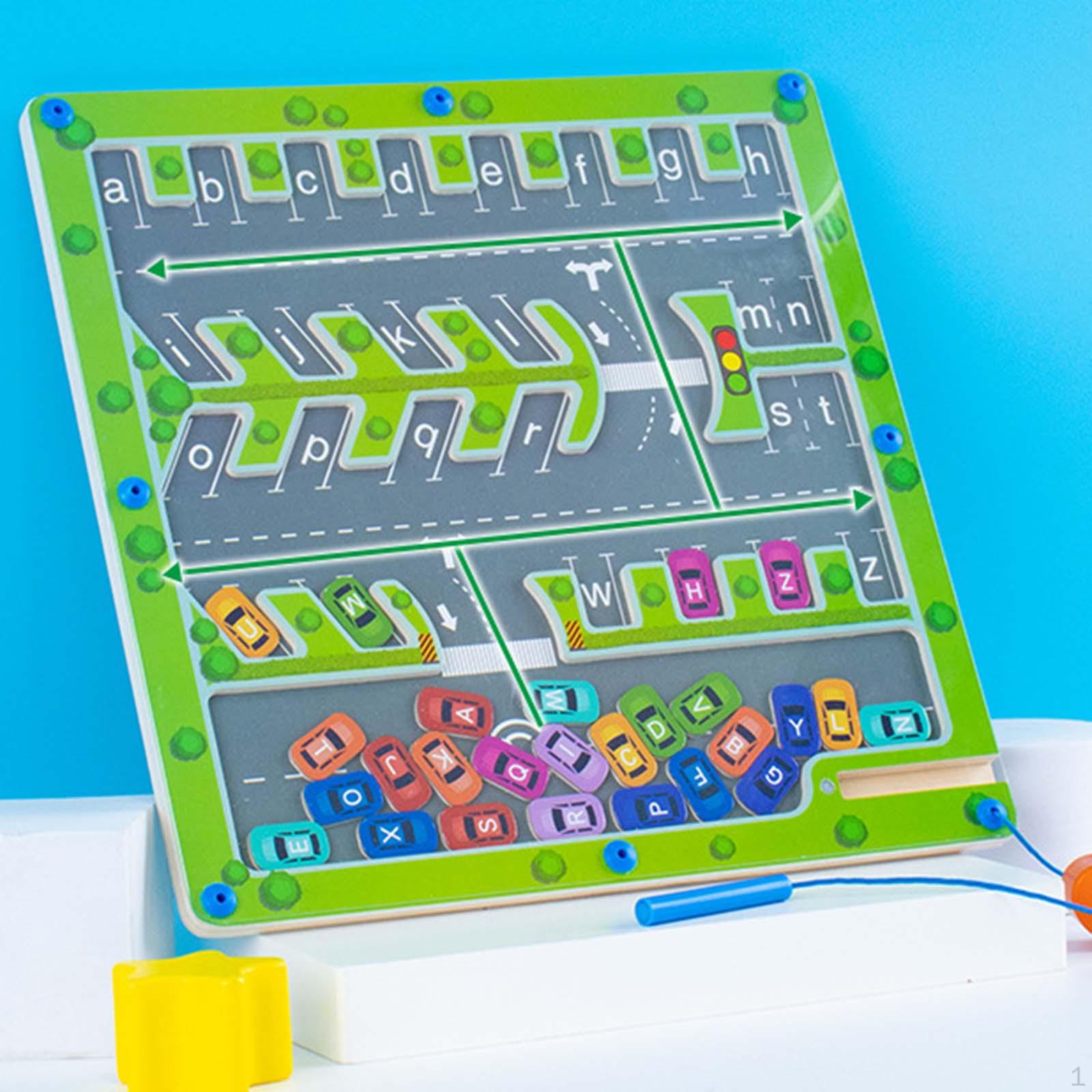 

Магнитный цветной и цифровой лабиринт, подарки на день Святого Валентина для детей, сенсорная игрушка для детей