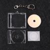 Mini CD Case Keychain for DIY Backpack Decor  Blank Album Shape 1PC Retro Music Album Pendant  Bag Hanging Accessory Creative
