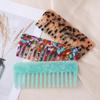 Tangli Stylish Marble & Leopard Print Acetate Hair Comb
