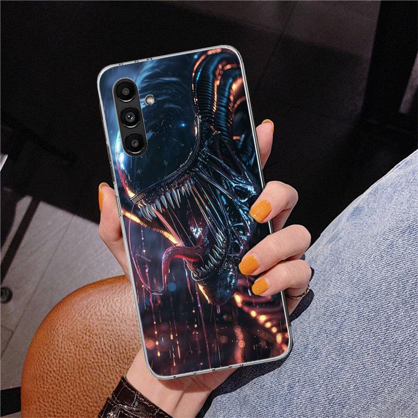 Coole A-Alien X-Xenomorph Handyhülle für Samsung Galaxy A17 A37 A57 A16 A26 A36 A56 A15 A14 A13 A55 A54 A53 A35 A34 A33 A25 A24 A