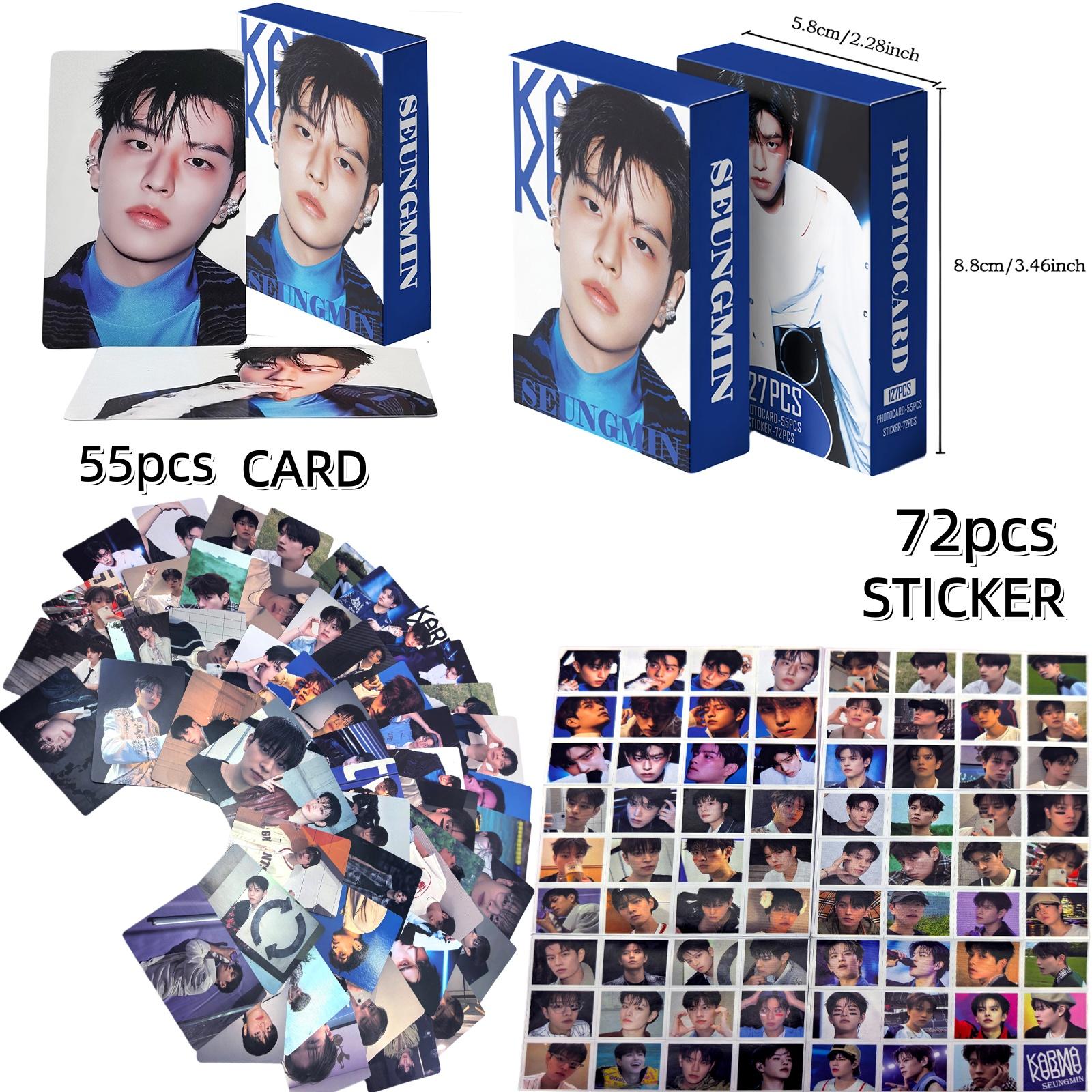 Popular StrayKids KOREAN POP Seungmin 127PCS Photocards Karma Album Photo Card The 4th Album Stray Kids Fans Friend Presents KARMA Collector