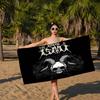 Action Game The Binding Of Isaac Microfiber Printed Beach Towel Mountain Climbing Beach Swimming Running Absorbent Soft Towel