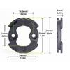 Rrskit Bicycle Aluminum Repair Parts Bicycle Computer Desk Speedometer Base Repair Parts For Garmin 1050 1
