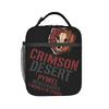 Insulated Lunch Boxes Pearl Abyss Crimson Desert Accessories Lunch Container Causal Thermal Cooler Bento Box For School