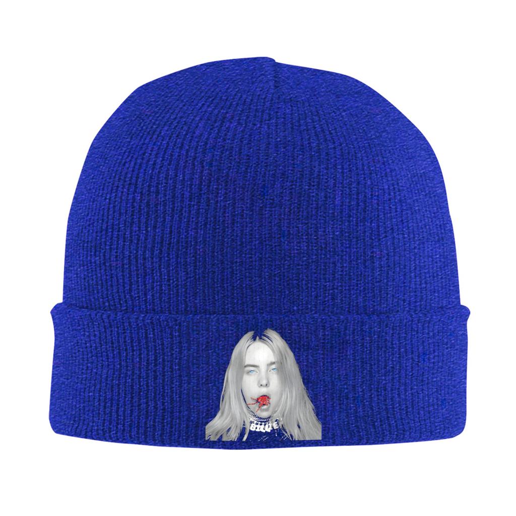 Billies Pop-Sänger Hüte Herbst Winter Mützen Mode Kappen Unisex Acryl Strickmütze