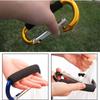2Pcs D-Ring Baby Stroller Hook Sponge Handle Pram Lifting Button  Travel Backpack
