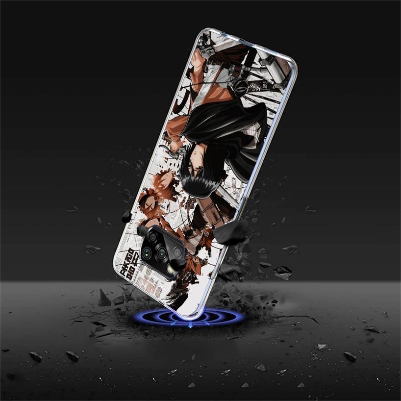 Attack Manga Case Phone Cover for Xiaomi Poco X3 Nfc X5 X6 X7 X4 Gt F7 Ultra F6 F5 Pro F4 F3 M5S M5 M4 M3 5G Trend Fundas Poco X