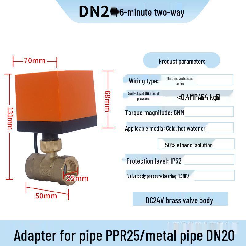 Zweiwege Messing Elektromagnetisches Solar-HVAC-Ventil: Temperaturregelung, Normalerweise offen/geschlossen, Zwei-/Draht-Kugelhahn.