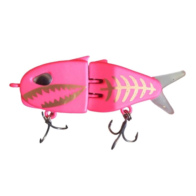 

Multiple Section Artificial Fish Lures Fishhooks Jointed Swimbait Crankbait Fishing Realistic 3D Sinking Swimming Baits