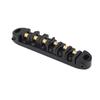 Metal Roller Bridge Black Color Saddle Bridge Premium Roller Saddle Guitar Bridge For Guitar