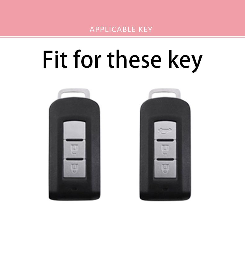 Moderne TPU-Schutzhülle für Mitsubishi Outlander Asx Pajero Lancer Sport Eclipse 3 Tasten Smart Keyless Fernbedienung
