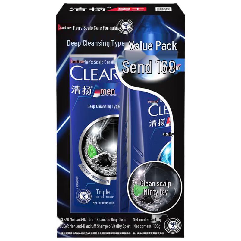 

Clear Мужской шампунь против перхоти, набор