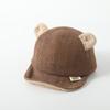 Nuevo Gorro de Bebé de Pana Color Sólido Lindo Orejas de Oso Gorras de Béisbol Ajustables para Recién Nacidos Niños Pequeños Niños Niñas Sombreros para el Sol Invierno Primavera