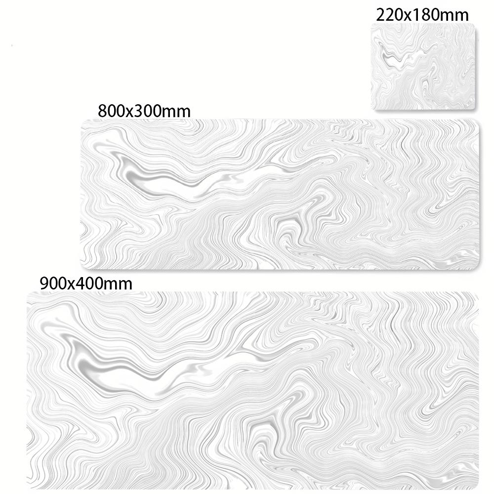 Large Black and White Art Mouse Pad Pc Gamer Mousepad Mat White Desk Mat Strata Liquid Mausepad Computer Keyboard Big Table Mat
