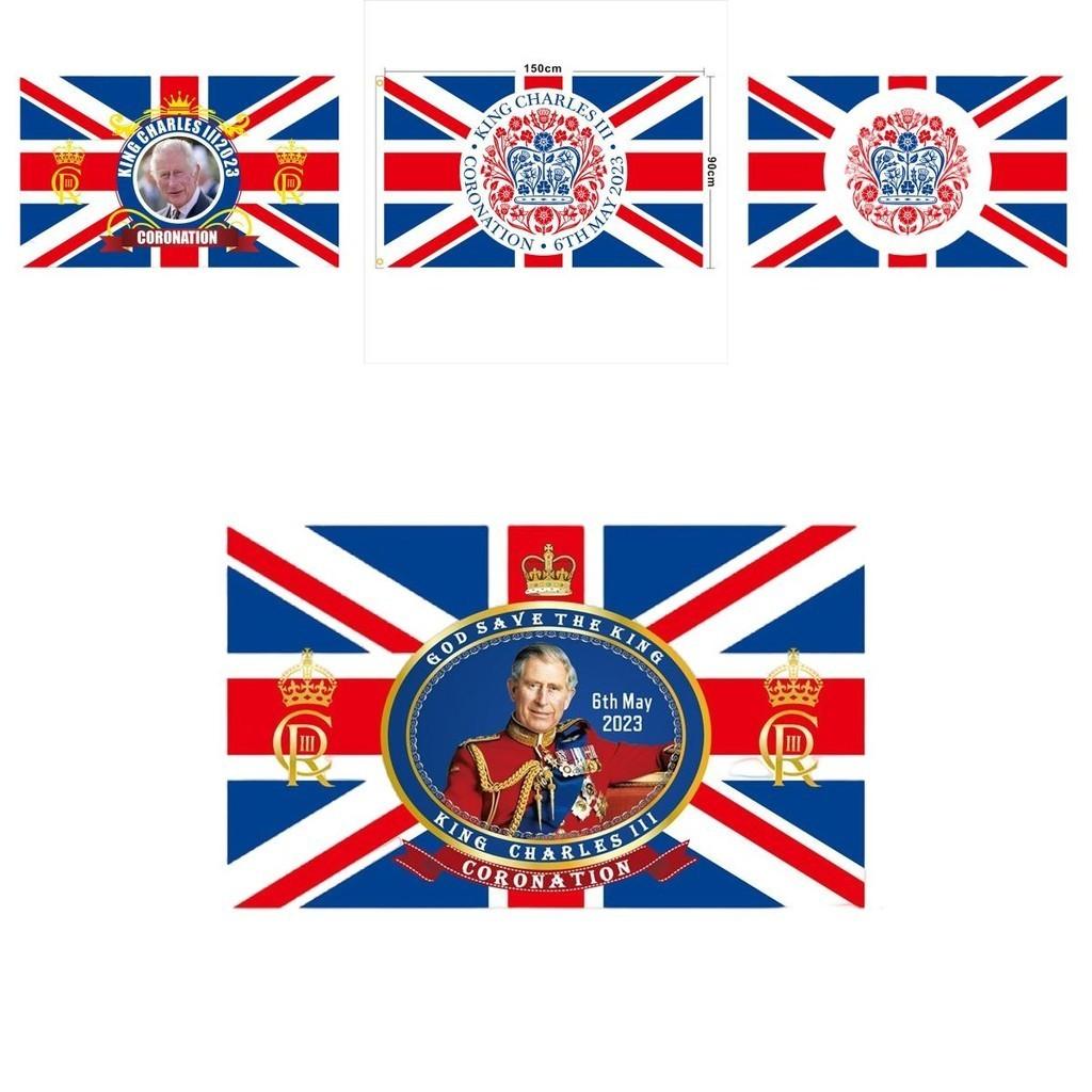 Wufudtp Charles Iii Flag Hintergrundtuch 90x150cm Outdoor Union Jack Flagge