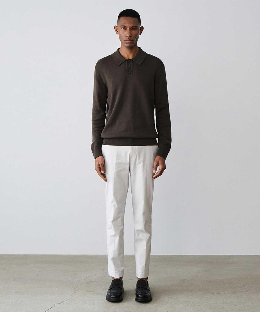 STCO Diems Young Mood Collar Knit Khaki (Semi-Oversized Fit)_Dktva64Csk