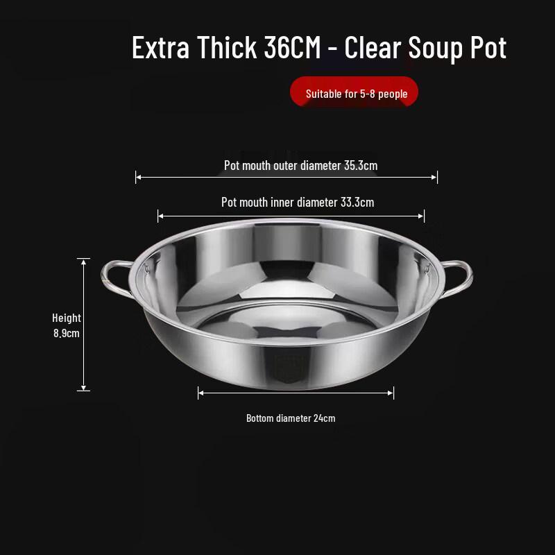 Household Stainless Steel Hot Pot