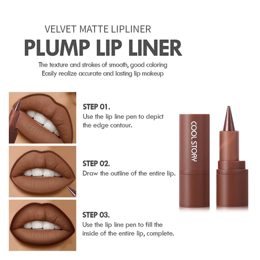 Matte Mist Face Warhead Lipstick Autumn/Winter Earth Color Waterproof Eyeshadow Gradual Blending Perfect 2-in-1 Lip Liner Lip Combo