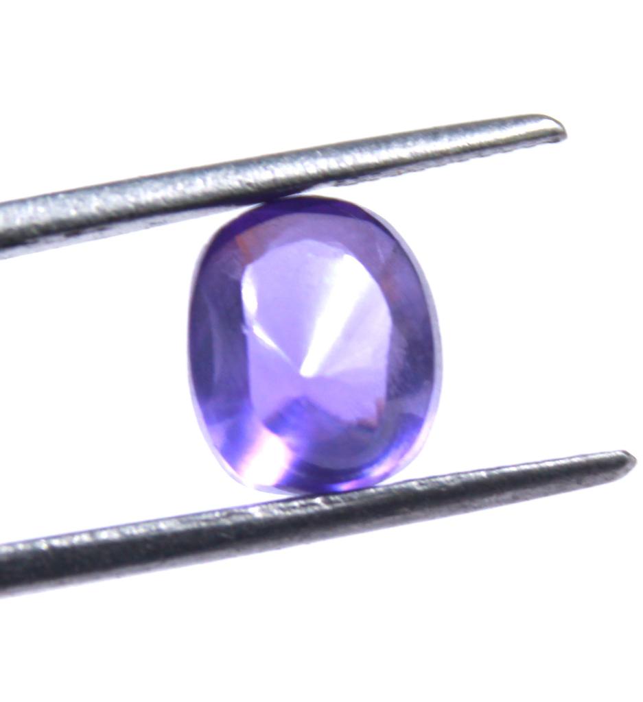 7.50 Carat Exclusive Big Offer Certified Purple Sapphire Cushion Shape Kashmiri Gemstone SN42