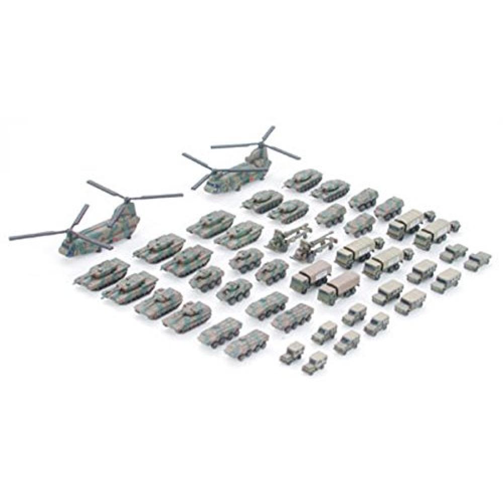 Tamiya 1700 Waterline Series Nr.006 Nava de transport al forței de autoapărare maritimă LST-4002 Shimokita Plastic Model 31006