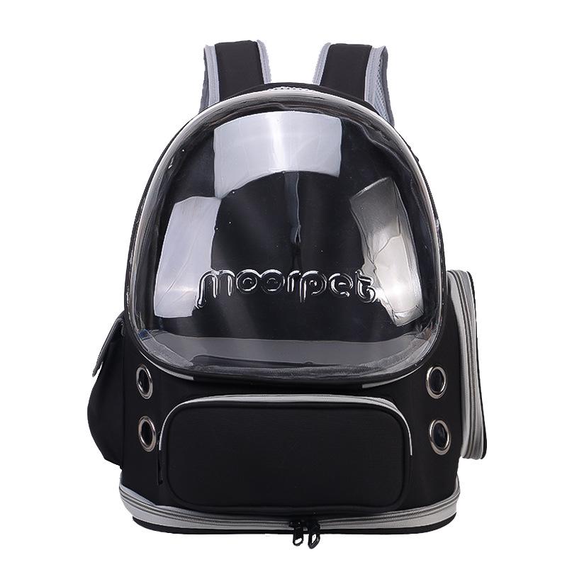 Large Capacity Transparent Pet Backpack - Breathable Space Capsule Design for Cats