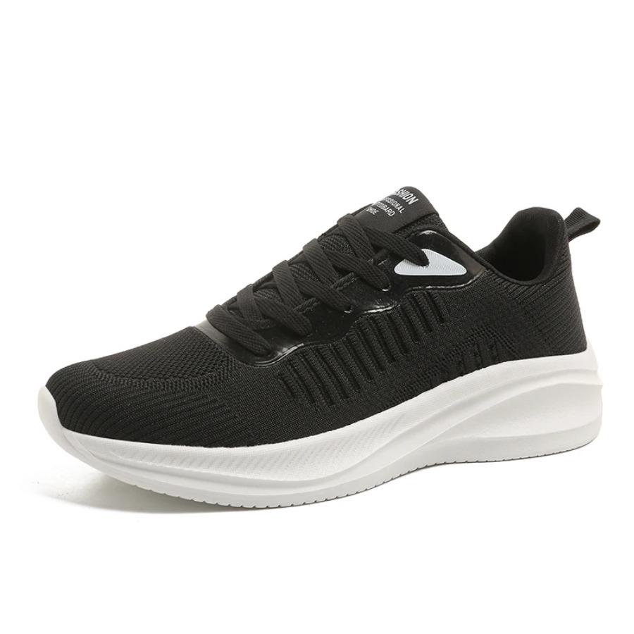 Men's casual sports shoes flying mesh surface breathable flat shoes for the elderly walking loafer training men's shoes 2025