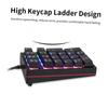Motospeed K24 Numeric Mechanical Keyboard 21 Keys USB Wired Keyboard with 13 RGB Light Effects OUTEMU Blue Switch