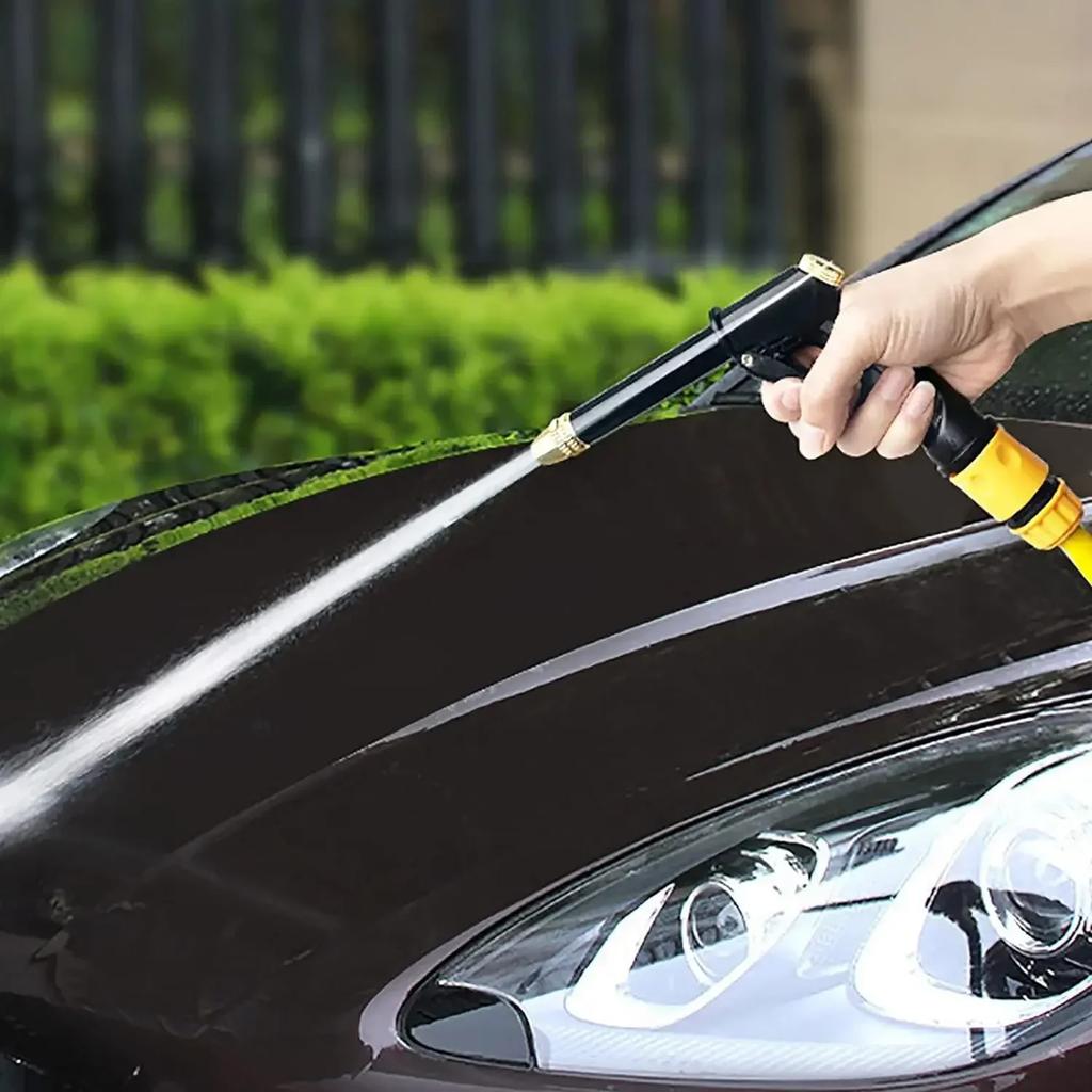 1PC Portable High-pressure Water Gun Adjustable Cleaning Car Wash Machine Garden Watering Hose Nozzle Sprinkler Foam Water