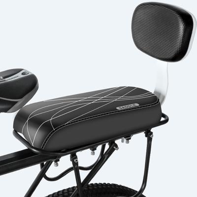 Bicycle Rear Back Seat Cushion Bike Armrest Footrest Handrail Pedals Set Child Bike Safety Seat for Electric Folding Bikes