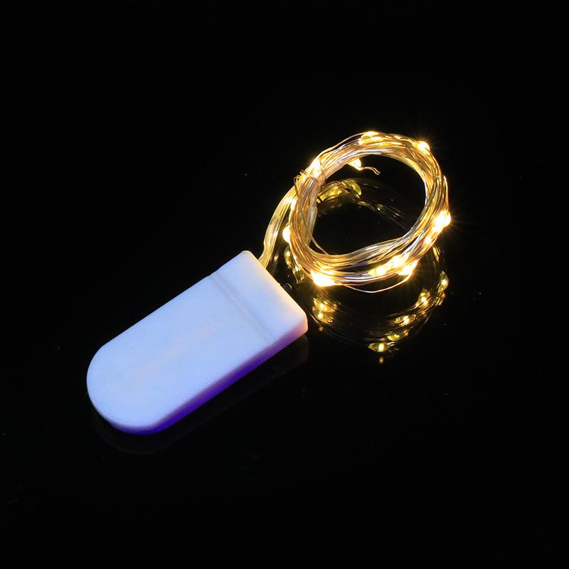 LEDowe Lampki Druciane Miedziane z Kolorową Dekoracją Bukietową dla Atmosfery Wnętrz