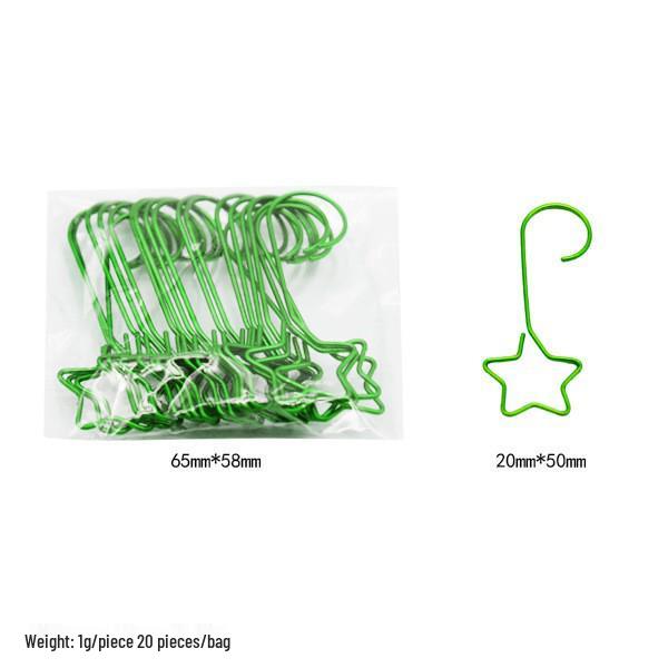 Metalowe haczyki S z drutu na ozdoby świąteczne, biżuterię i skarpety bożonarodzeniowe
