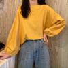 Women's Loose Fitting Pullover Long Sleeved T-shirt for Women
