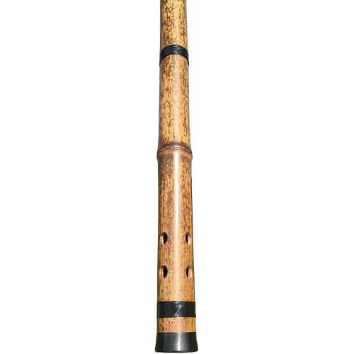 Yamamoto Bamboo Crafts (YAMAMOTOTAKIZAYIKUYA) G Key Model CX111 Dosho Bamboo Flute (Beginner) with Cow Horn Design
