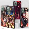 Hu Tao Genshin Impact Case for Samsung Galaxy Note 20 Ultra 10 Plus 9 8 TPU Phone Cover Note 10 Lite Black Soft Shell Funda Capa