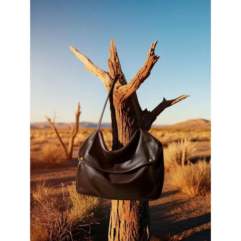 Borsa a tracolla da donna 100% vera pelle grande capacità morbida pelle di mucca borsa tote semplice da donna casual per il pendolarismo