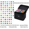 Touch Quick-Drying Double-Ended Alcohol Marker Pen Set - 24/48/80 Colors, Black Handle, Ideal for Kids' Art