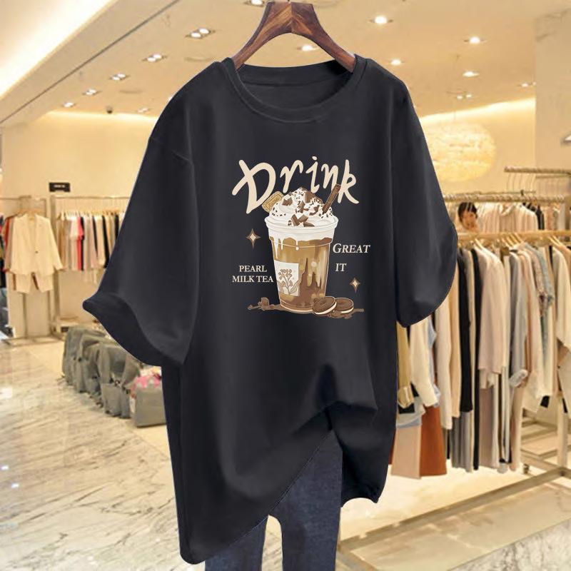 

Women s short-sleeved t-shirt women s summer cotton half-sleeved t-shirt summer women s clothing small summer 2025 new clothes XXXL