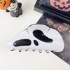 1/2pcs Halloween Decoration Ghost Face Creative Fun Ponytail Clip New Shark Clip Hairstyle Accessories
