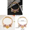 Fashion Alloy Adjustable Couple Bracelet With Heart Pendant For Travel Gift