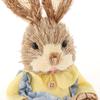Kanin 35 cm Prydnad med Kläder Djur Fotorekvisita Dekoration för Kanin Skulpturer Dekoration för