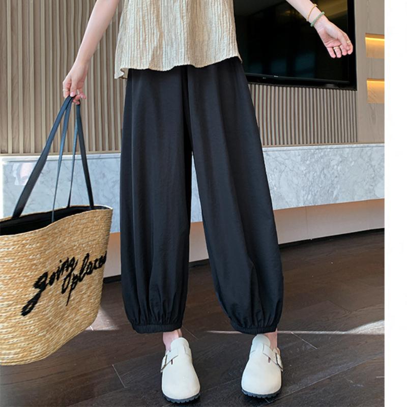 

Сатиновые прохладные шорты для женщин на лето, новые облегающие свободные повседневные брюки с высокой талией и завязками M