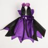 Pet Halloween Witch Costume Dog Wizard Cape Devil Horns Hat Set Pet Witch Cosplay Outfit for Cats Puppies