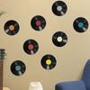 Pegatinas de pared de discos de música clásica para la decoración del hogar: Dormitorio, Sala de estar, Porche, Dormitorio