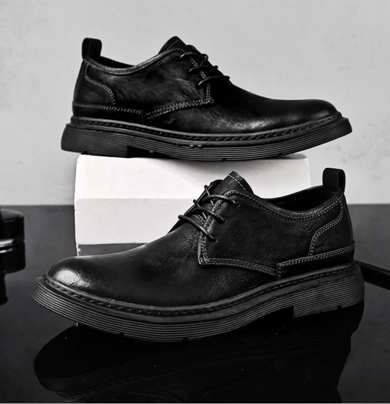 Новые мужские туфли из натуральной кожи — фото 6